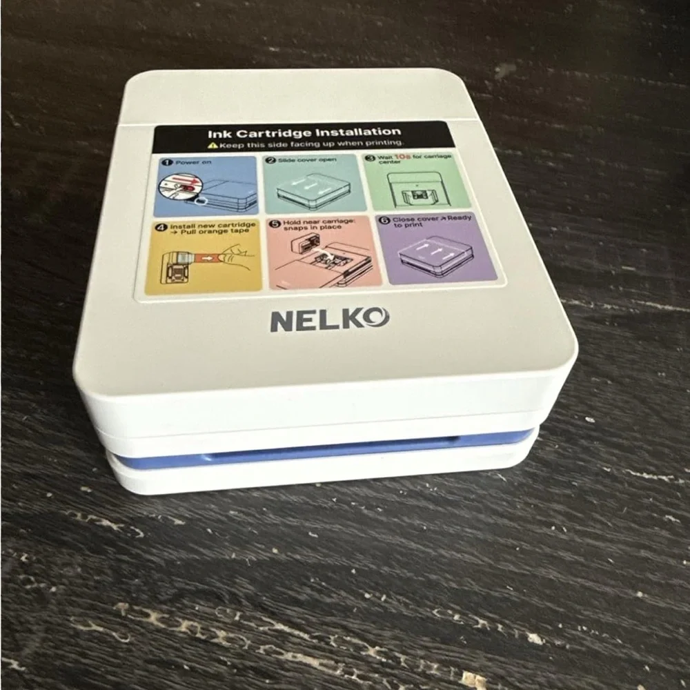 Elk White Pocket Inkjet Photo Printer